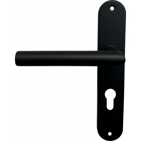 MAXI VIENNA” PIASTRA INOX NERA 304 di KLOSE besser Nero - Destra - Trou Cylindre