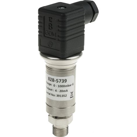 Capteur de pression, Relative 1bar max, pour Huile, eau, G1/4, 932 V c.c., IP65 ( Prix pour 1 ) (1/2)