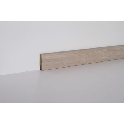 Classen Clip-Fußleiste 240 cm 58 x 58 mm Eiche Laredo Leisten