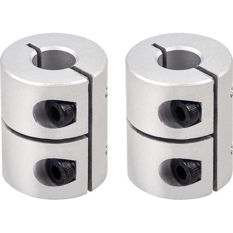 2Pcs Coupleur d'arbre 5mm8mm Accouplement Rigide de Boîtier de Vis-mère NEMA 17 pour Ender 3 V2 Ender 3 PRO CR10 CR10S Series Imprimante 3D et Machine CNC (1/5)