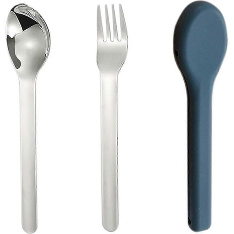 Ensemble de couverts portables Spook Fork en acier inoxydable, facile à nettoyer, pour pique-nique au bureau ou en milieu étudiant (1/5)