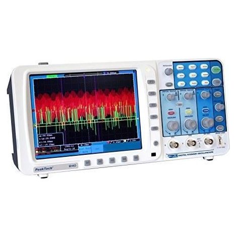 Oscilloscope digital Peaktech 1240 60 MHz écran 8 pouces