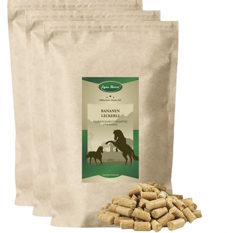 15 kg Lyra Horse® Bananen Leckerli (1/5)