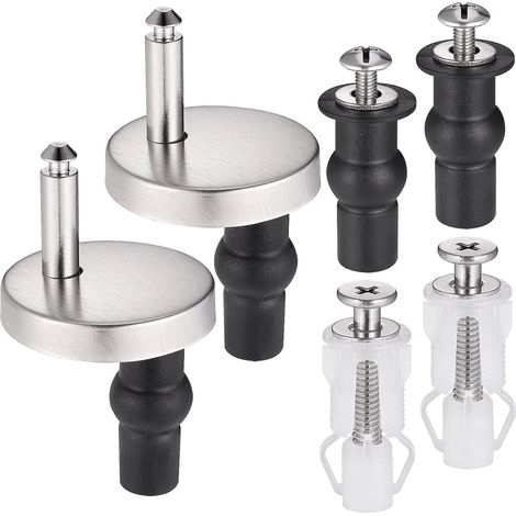 6 fixations rapides pour abattant WC - Système de défoncement durable (1/5)