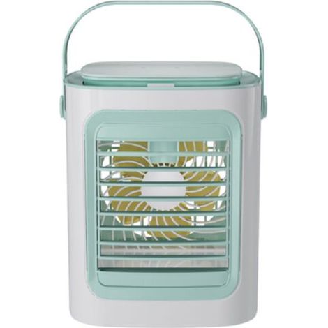 Ventilateur portable, ventilateur de table, rafraîchisseur d'air portable, rafraîchisseur d'air par évaporation à 3 vitesses, rafraîchisseur d'air USB personnel avec humidificateur pour la maison, le (1/5)