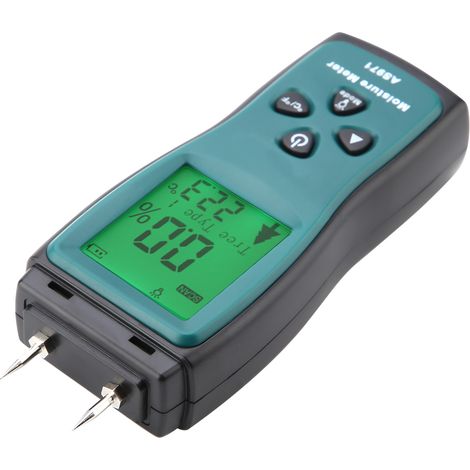 SMART SENSOR AS971 Digitales Holzfeuchtemessgerät mit LCD-Anzeige 0–40℃ (1/5)