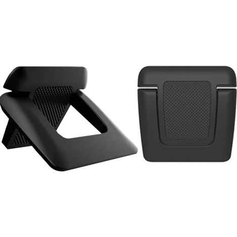 Lntyq 2 pièces Mini Support pour Ordinateur Portable Support de Clavier d'Ordinateur Invisible Support Portable Ergonomique en ABS Support de Tablette Pliable pour MacBook Pro Air Clavier