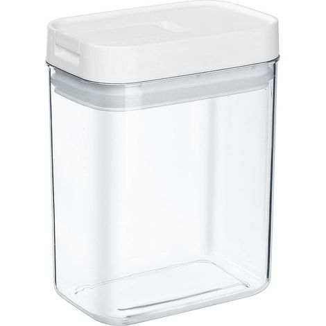 800 ML Boîtes de Conservation avec Couvercle Hermétique, Organisateur de Cuisine, Boîtes de Conservation en Plastique pour Spaghetti Cornflakes Farine, Distributeur de Céréales (1/4)