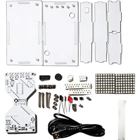 Minuteur électronique LED, horloge numérique, décoration (1/4)
