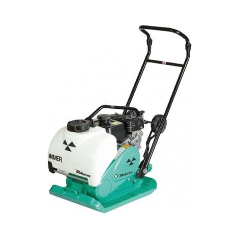 Imer - Plaque vibrante à essence 4 temps HONDA GX 160 3.6kW 13,7KN avec chariot de transport - MVC-F80H-VAS