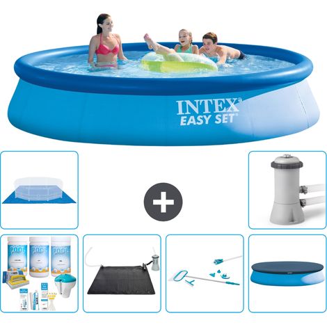 Intex Piscina Easy Set Rotonda - 396x84 cm - 7-pezzi S20168 (1/5)