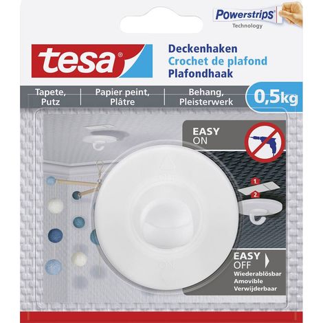 tesa 77781 Gancio a soffitto Bianco Contenuto: 1 pz. (1/5)