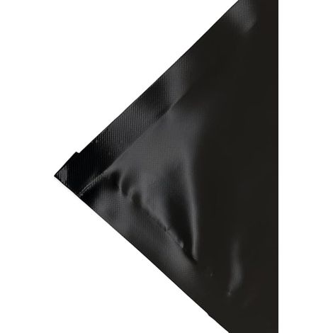 TENDAGGIMANIA Telo in PVC in alta grammatura 650 g/mq - impermeabile al 100% - Ignifugo, Anti UV, Antivento, Antipioggia, Antistrappo - Vendita al mezzo metro lineare - Colore: Nero -250cm