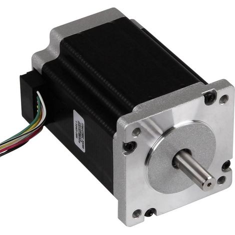 Motor paso a paso Joy-it NEMA 23-01 3 Nm Negro Eje 8 mm