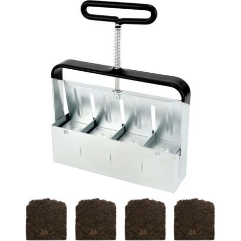 5cm Presse Motte pour semis, Outil de Blocage de Terre, Confortable pour Planter, Transplanter, Serre (1/4)