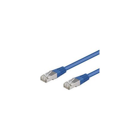 Goobay 68054 cable de red Azul 1 m Cat5e SF/UTP (S-FTP) (1/2)