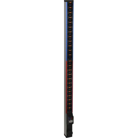 PDU standard monophasé Zéro U LCS avec 24 prises C13 verrouillables et raccordement par bornier jusqu'à 6mm2 (646856) (1/2)