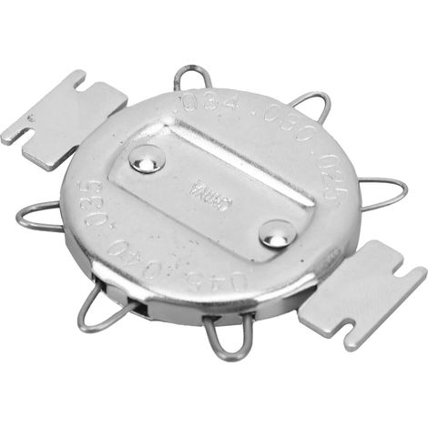 Elektrodenabstandslehre 0,64–1,14 mm / 0,025–0,045 Zoll, Motorrad-Mess- und Einstellwerkzeug, Silber (1/5)