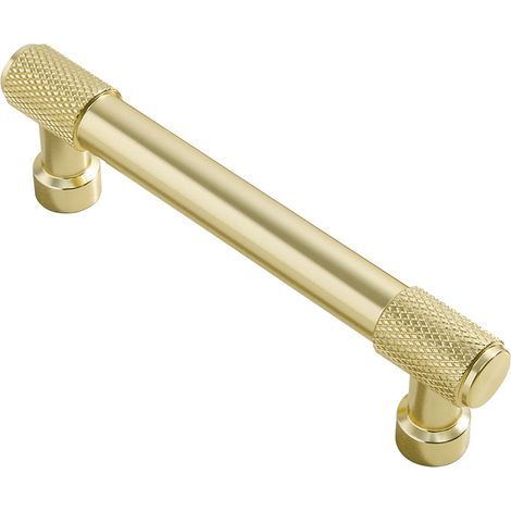Tirador decorativo para cajón, tirador para armario, tirador para cómoda, tirador para alacena, tirador para puerta de armario, aleación de aluminio, dorado (1/5)