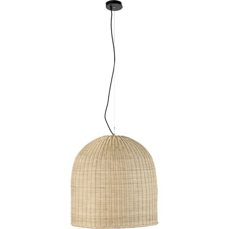 Suspension en rotin naturel style architecte pour intérieur chaleureux - Rotin naturel clair (1/3)