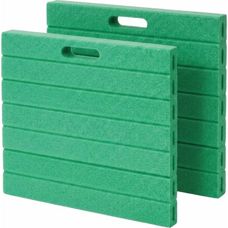 Ginocchiere con maniglia, set da 2 – in schiuma EVA verde (1/5)