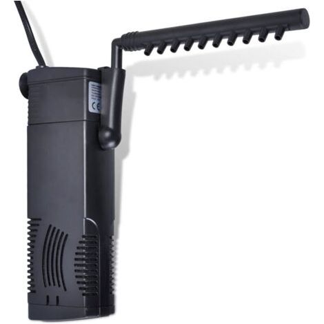 royaluxe-Filtre d'aquarium, pompe de filtre d'aquarium pour filtration de l'eau, 8 W, 600 l/h, avec charbon actif, adapté aux aquariums, aquariums (1/5)