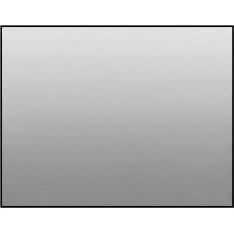 ELVMI Miroir Simple Mural à Cadre en Aluminium Noir en Verre 5 mm Sans Cuivre avec Pose Horizontale ou Verticale (1/5)