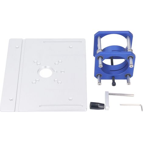 Placa de inserción de aleación de aluminio para mesa de fresadora, kit elevador de 0-54 mm para máquinas de 64-65 mm. (1/5)
