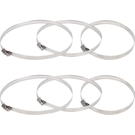15 colliers de serrage américains 304 inox, pinces de tuyau anti-rouille, lot de 15 pièces résistant corrosion (1/5)