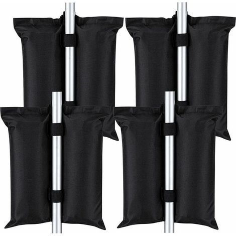 Bolsas de peso para cenadores (4 unidades), sacos de arena 420D de alta resistencia para carpas plegables, sombrillas, tiendas de patio, tiendas tipo paraguas y escaleras de jardín. (1/5)