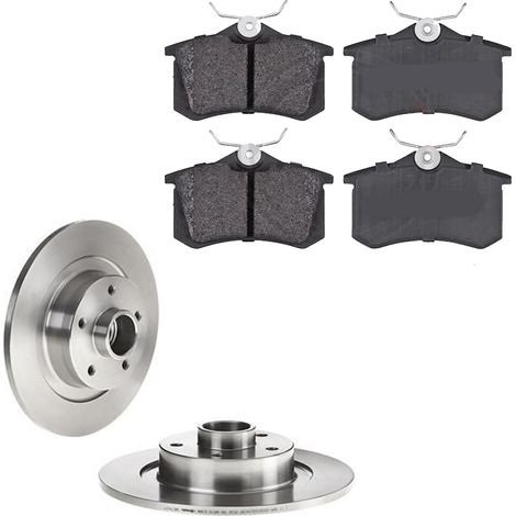 KIT FRENI POSTERIORI compatibile con RENAULT GRAND SCÉNIC IV (R9) - DISCHI + PASTIGLIE OEM: P 68 024 , P 68 064 / 18604C /SOSTITUZIONE DIRETTA/BASSA POLVERE/SILENZIOSO (1/5)