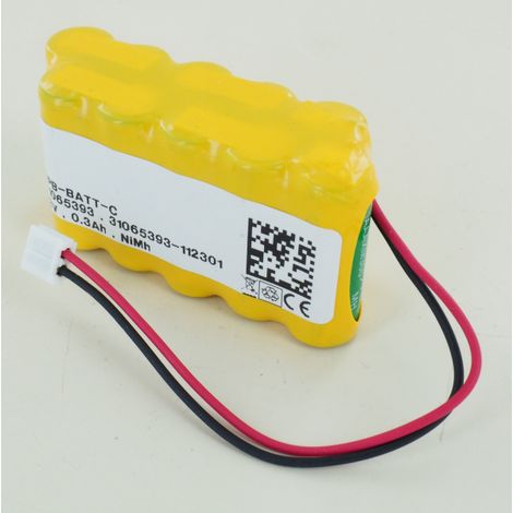 12V 0.3Ah NiMh batteria per Vykon JACE 2, JACE-6, SEC-J-201