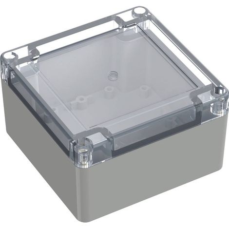 TRU COMPONENTS TC-10860524 Contenitore universale ABS-PC Grigio luminescente 1 pz. (1/2)