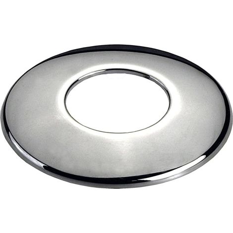 Armaturrosette – 1 Stück – Verchromtes Messing – Elegante Optik und Wandschutz – Für Bad und Küche – Durchmesser 63 mm (1/3)