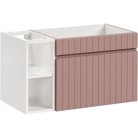 Ensemble meuble sous vasque + 1 élément - 80 cm - Emblematic Rose - Livraison gratuite
