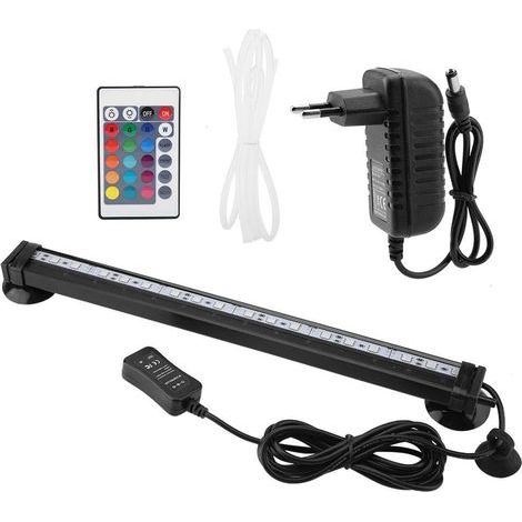 LED-Unterwasserleuchte, 31 cm, wasserdicht (IP68), Farbwechsel, 24-Tasten-Fernbedienung, für Aquarien (1/5)