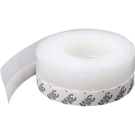 Joint Porte,Bande Etancheite Autocollante de Fenetre en Silicone pour Vitrées,Anti Souris Fourmi Cafard Insectes Imperméable,Coupe-vent,Antipoussière,Anti-bruit(Transparent 25mm x 5m) (1/5)