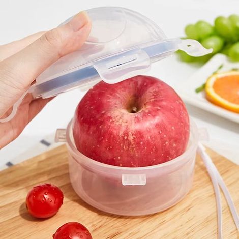 Boîte à pommes - Boîte à pommes - Boîtes à pommes scolaires - Boîte à fruits - Porte-pommes - Protection optimale - Compatible lave-vaisselle (1/5)