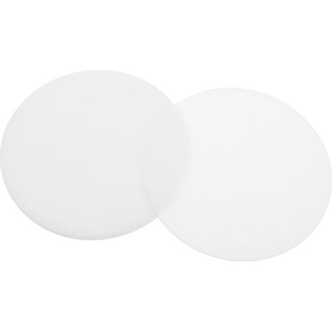 Plaques de Diffusion LED Rondes et Diffusion Lumière Anti-éblouissement Compatibilité Polyvalente en PC Blanc Lot de 6 pour Lampes Encastrées (1/5)
