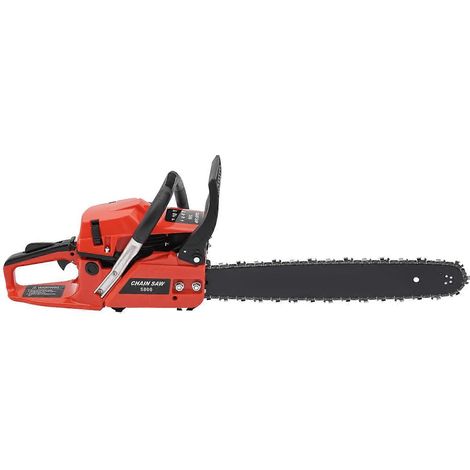 58-cm³-Benzinkettensäge, 50 cm (20 Zoll), Zweitaktmotor, zum Schneiden und Beschneiden von Bäumen (1/4)