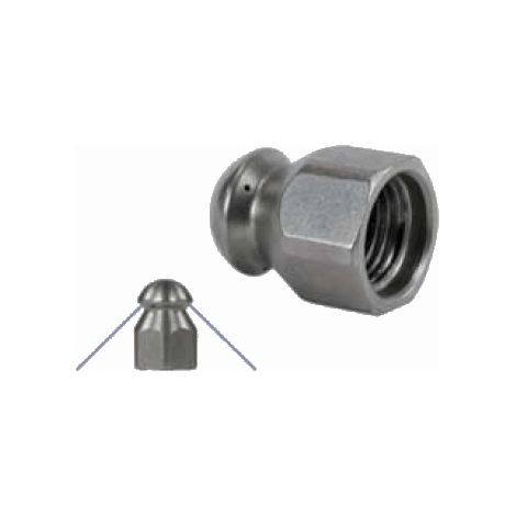 Buse de canalisation sans jet frontal 1/4F - calibre - 055 (1/2)
