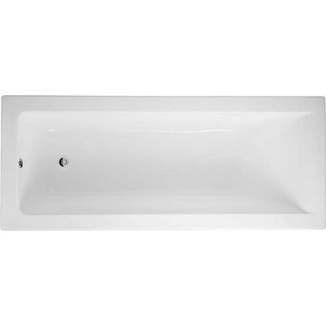 RAK Metropolitan Single Ended Rectangular Bath with Legs 1800mm x 800mm - Acrylic (1/2)