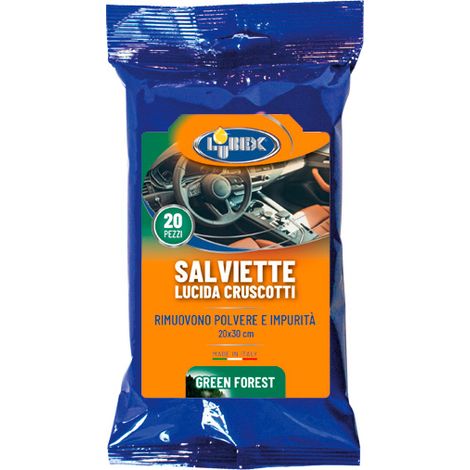 Salviette umidificate per cruscotti lubex 20 pz