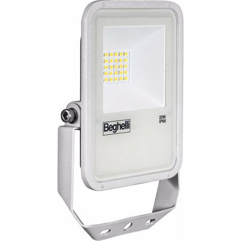 PROIETTORE PER ESTERNI FLOODLIGHT 20W BIANCO IP65 4000K (1/5)