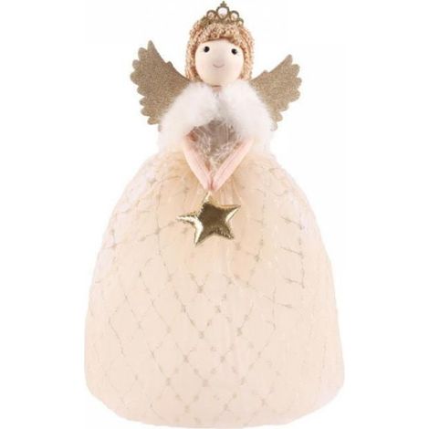 1 Décoration ange, figurine fille, sommet sapin Noël, matériau durable, intérieur maison (1/5)