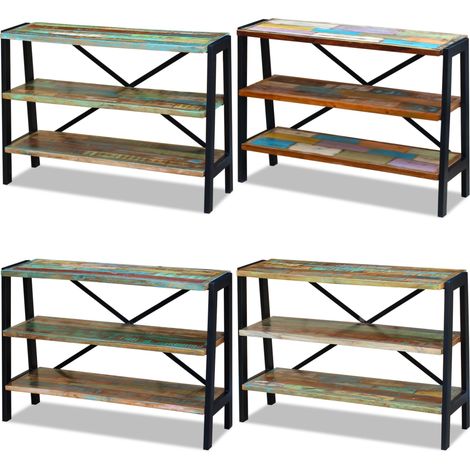 Sideboard 3 Regalböden Altholz - Sideboard - Vintage - Altholz Sideboard - Rustikales Wohnzimmer - Wohnwand - Home & Living (1/5)
