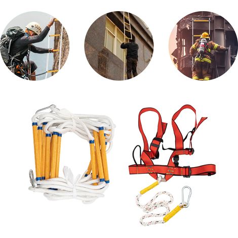Feuerleiter Feuerflucht-Seilleiter Hängend -Notleiter Feuerflucht 200kg/440.9lbs