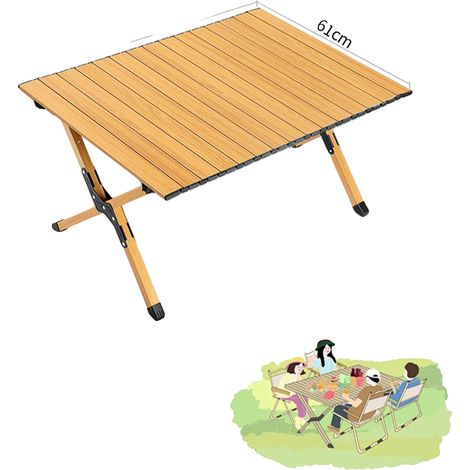 Table pliante d'extérieur, légère, construction durable, Type B 87CM (1/2)