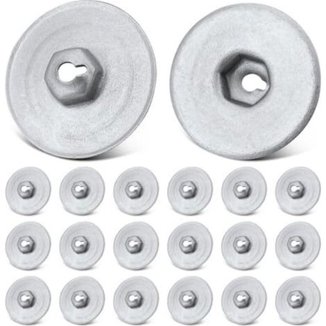 Kit de fixation pour écrous isolants de protection thermique - Rondelles de serrage de soubassement de voiture pour BMW Mini Série 1-7 X1-X7, rondelles de serrage (ø30 mm, 20 pièces) (1/5)