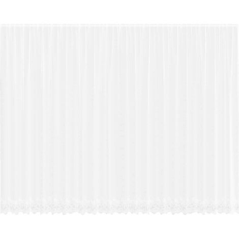 Maison Exclusive - Tenda in Pizzo con tende Bianco 300 x 600 cm Poliestere